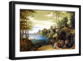 Christ-Pieter Brueghel the Younger-Framed Art Print