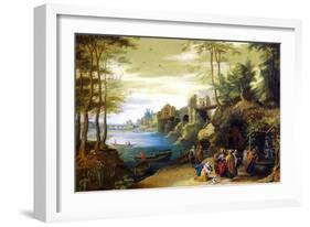 Christ-Pieter Brueghel the Younger-Framed Art Print