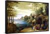 Christ-Pieter Brueghel the Younger-Framed Stretched Canvas