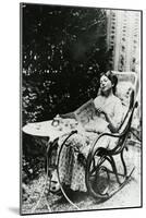 Christabel Pankhurst (1881-1969) Reading a Copy of 'The Suffragette' C.1905-14-null-Mounted Giclee Print