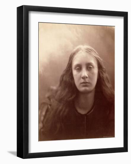 Christabel, Portrait of May Prinsep, c.1867-Julia Margaret Cameron-Framed Premium Photographic Print