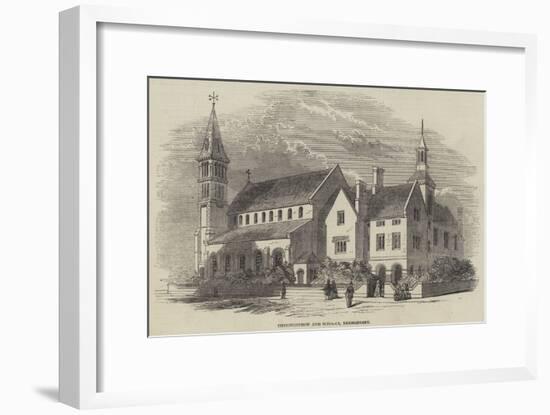 Christchurch and Schools, Bermondsey-null-Framed Giclee Print