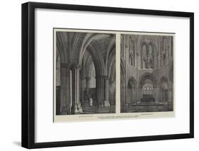 Christchurch Cathedral, Dublin, Restoration by the Late Mr G E Street, Ra-Henry William Brewer-Framed Giclee Print