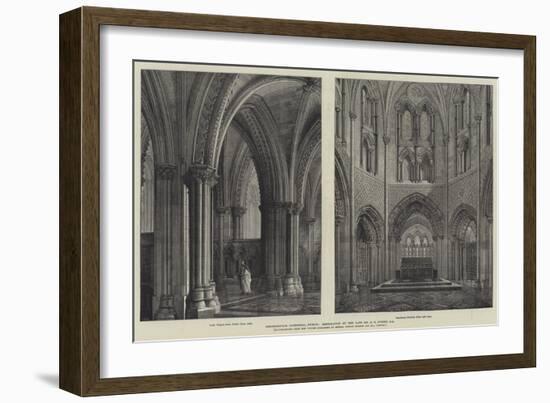 Christchurch Cathedral, Dublin, Restoration by the Late Mr G E Street, Ra-Henry William Brewer-Framed Giclee Print