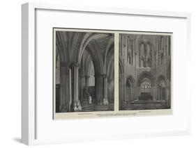 Christchurch Cathedral, Dublin, Restoration by the Late Mr G E Street, Ra-Henry William Brewer-Framed Giclee Print