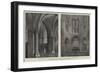 Christchurch Cathedral, Dublin, Restoration by the Late Mr G E Street, Ra-Henry William Brewer-Framed Giclee Print