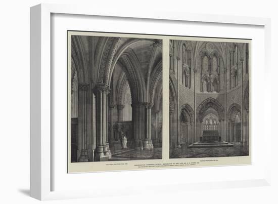 Christchurch Cathedral, Dublin, Restoration by the Late Mr G E Street, Ra-Henry William Brewer-Framed Giclee Print