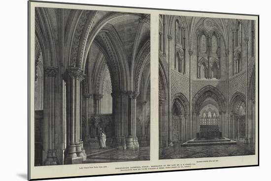Christchurch Cathedral, Dublin, Restoration by the Late Mr G E Street, Ra-Henry William Brewer-Mounted Giclee Print
