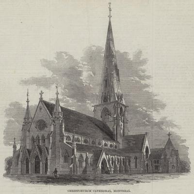 'Christchurch Cathedral, Montreal' Giclee Print