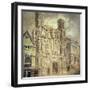 Christchurch Gate, Canterbury, C.1792-93-JMW Turner-Framed Giclee Print