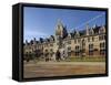 Christchurch Is One of Largest Constituent Colleges of the University of Oxford in England, College-David Bank-Framed Stretched Canvas