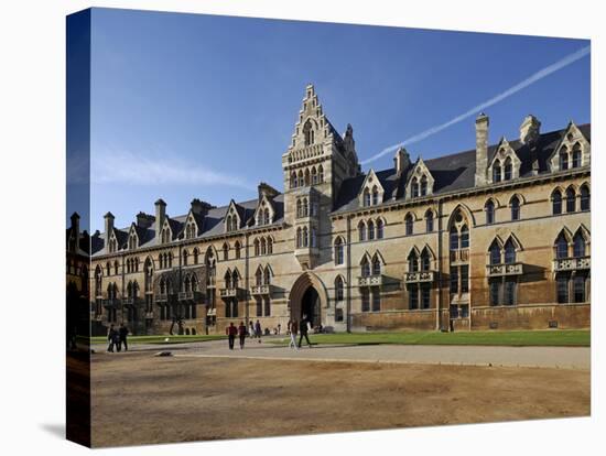 Christchurch Is One of Largest Constituent Colleges of the University of Oxford in England, College-David Bank-Stretched Canvas