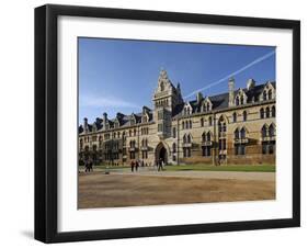 Christchurch Is One of Largest Constituent Colleges of the University of Oxford in England, College-David Bank-Framed Photographic Print