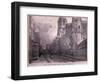 Christchurch, Oxford, from St Aldate's (Looking West)-John Fulleylove-Framed Giclee Print