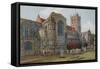 Christchurch Priory from N E-Alfred Robert Quinton-Framed Stretched Canvas