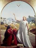 Jesus with Mary and Martha-Christen Dalsgaard-Stretched Canvas