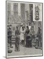 Christening of the Infant Duke of Albany at Esher Church-William Heysham Overend-Mounted Giclee Print