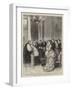 Christening of the Infant Son of the Duke and Duchess of Edinburgh at Buckingham Palace-Godefroy Durand-Framed Giclee Print