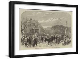 Christening of the Manchester and Salford Life Boat in Peel Park, Salford-Charles Robinson-Framed Giclee Print