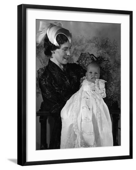 Christening Robes--Framed Photographic Print