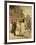 Christening Sunday (South Harting, Sussex) 1887-James Charles-Framed Giclee Print