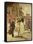 Christening Sunday (South Harting, Sussex) 1887-James Charles-Framed Stretched Canvas