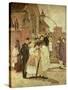 Christening Sunday (South Harting, Sussex) 1887-James Charles-Stretched Canvas