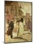Christening Sunday (South Harting, Sussex) 1887-James Charles-Mounted Giclee Print