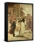 Christening Sunday (South Harting, Sussex) 1887-James Charles-Framed Stretched Canvas