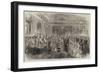 Christening the Infant Son of the Count of Flanders at Brussels-null-Framed Giclee Print