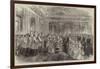 Christening the Infant Son of the Count of Flanders at Brussels-null-Framed Giclee Print