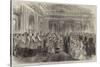 Christening the Infant Son of the Count of Flanders at Brussels-null-Stretched Canvas