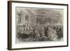 Christening the Infant Son of the Count of Flanders at Brussels-null-Framed Giclee Print