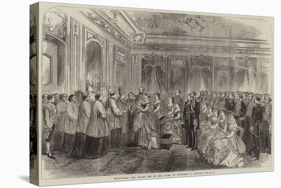 Christening the Infant Son of the Count of Flanders at Brussels-null-Stretched Canvas