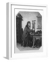 Christiaan Huygens, 17th Century Dutch Mathematician, Astronomer and Physicist, C1870-JH Rennefeld-Framed Giclee Print