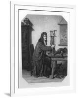 Christiaan Huygens, 17th Century Dutch Mathematician, Astronomer and Physicist, C1870-JH Rennefeld-Framed Giclee Print