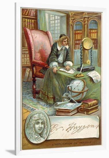 Christiaan Huygens, Dutch Mathematician and Scientist-null-Framed Giclee Print
