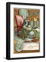 Christiaan Huygens, Dutch Mathematician and Scientist-null-Framed Giclee Print