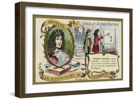 Christiaan Huygens, Dutch Physicist, Mathematician and Astronomer and Horologist-null-Framed Giclee Print