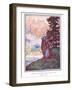 Christian and Hopeful Come in Sight of the Celestial City-John Byam Liston Shaw-Framed Giclee Print