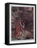 Christian and Hopeful in Doubting Castle-John Byam Liston Shaw-Framed Stretched Canvas