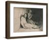 Christian and Hopeful in the Dungeon, C1916-William Strang-Framed Premium Giclee Print