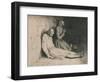 Christian and Hopeful in the Dungeon, C1916-William Strang-Framed Premium Giclee Print