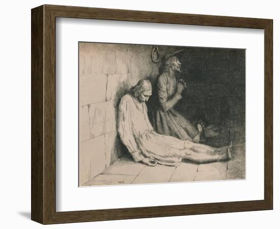 Christian and Hopeful in the Dungeon, C1916-William Strang-Framed Giclee Print