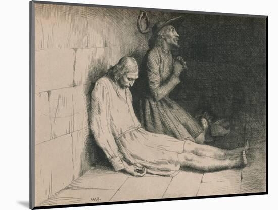 Christian and Hopeful in the Dungeon, C1916-William Strang-Mounted Giclee Print