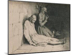 Christian and Hopeful in the Dungeon, C1916-William Strang-Mounted Giclee Print