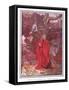 Christian and Hopeful Leave Atheist Laughing-John Byam Liston Shaw-Framed Stretched Canvas