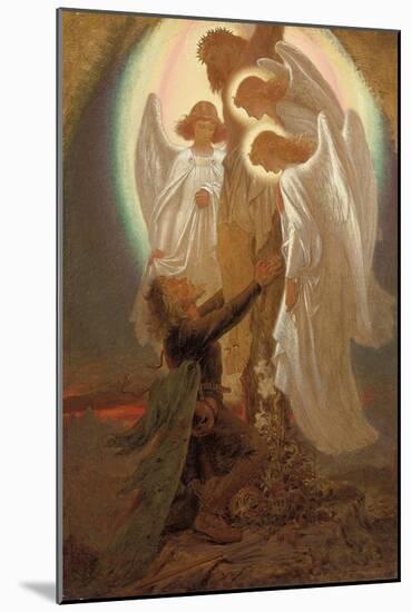 Christian at the Foot of the Cross-Sir Joseph Noel Paton-Mounted Giclee Print
