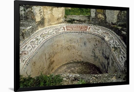 Christian Baptistery with Mosaic Floors, Ancient Roman City of Bulla Regia, Jendouba, Tunisia-null-Framed Giclee Print