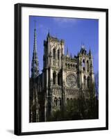 Christian Cathedral of Notre Dame, Unesco World Heritage Site, Amiens, Somme, Picardy, France-David Hughes-Framed Photographic Print